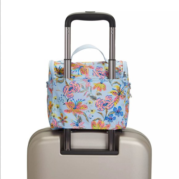 Kipling New Kichirou Lunch Bag Insulated Wild Flowers NWT - Picture 3 of 15